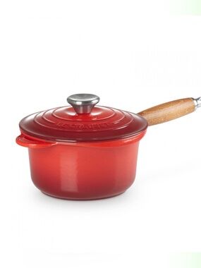 Le Creuset Casserole with Wooden Handle 18 Cherry